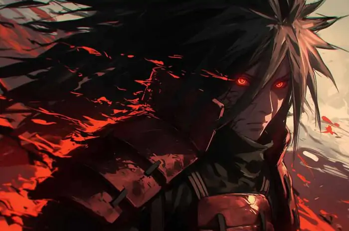 Madara Uchiha wallpaper 4k mangekyou sharingan activated Ultra HD background, free download for desktop and mobile phone