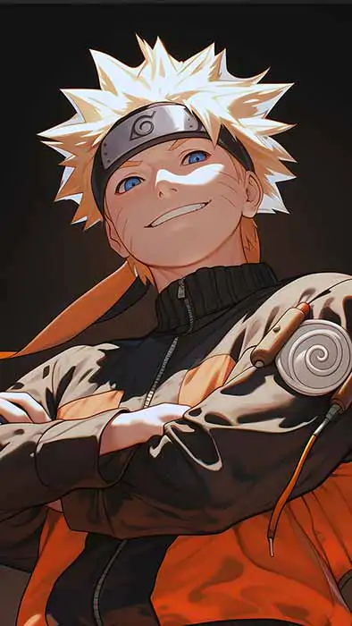 Naruto Uzumaki Fond d'écran minimaliste 4k Anime Ultra HD, téléchargement gratuit pour ordinateur de bureau et téléphone portable