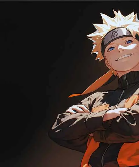 Naruto Uzumaki Minimalist wallpaper 4k Anime Ultra HD background, free download for desktop and mobile phone