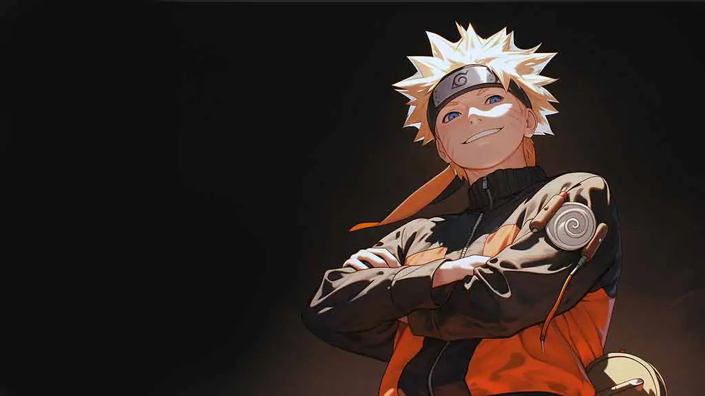 Naruto Uzumaki Fond d'écran minimaliste 4k Anime Ultra HD, téléchargement gratuit pour ordinateur de bureau et téléphone portable