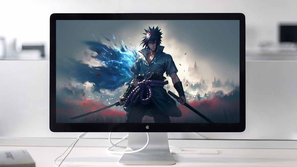 Uchiha Sasuke Chidori blade 4K wallpaper Free download Ultra HD anime background for desktop & mobile phone