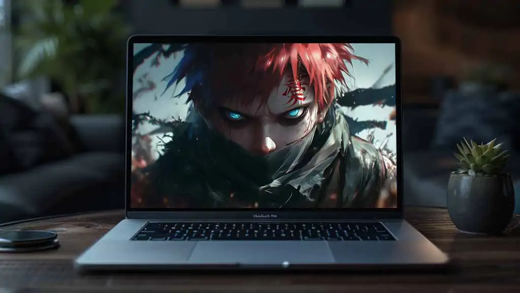 Fond d'écran de portrait de Gaara en gros plan 4k Naruto Anime Ultra HD, téléchargement gratuit pour ordinateur de bureau et téléphone portable