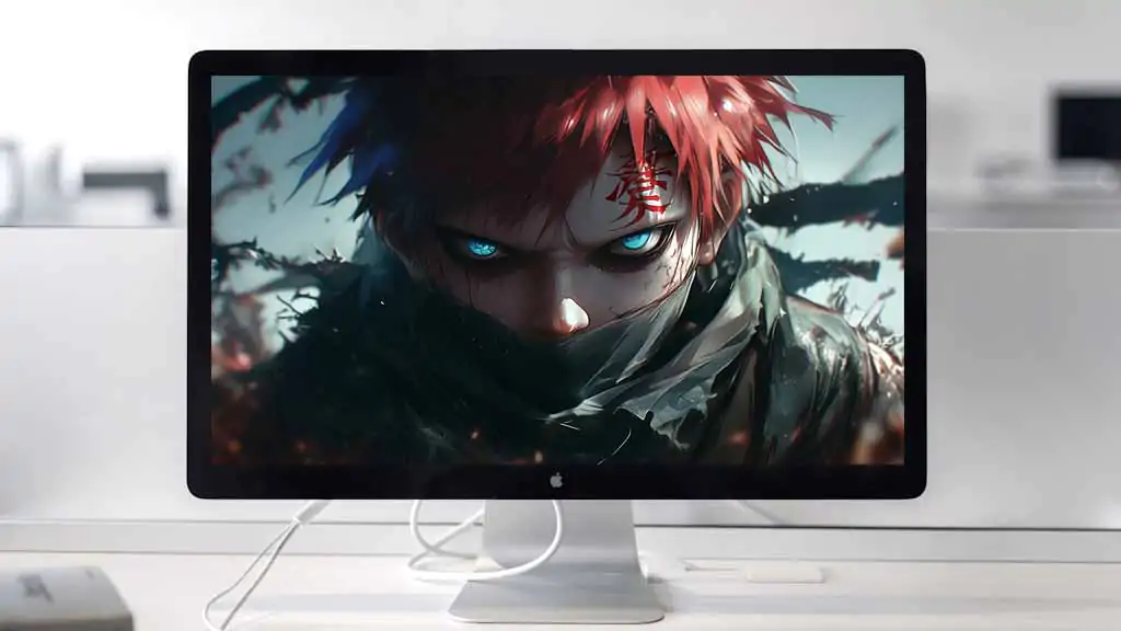 Fond d'écran de portrait de Gaara en gros plan 4k Naruto Anime Ultra HD, téléchargement gratuit pour ordinateur de bureau et téléphone portable