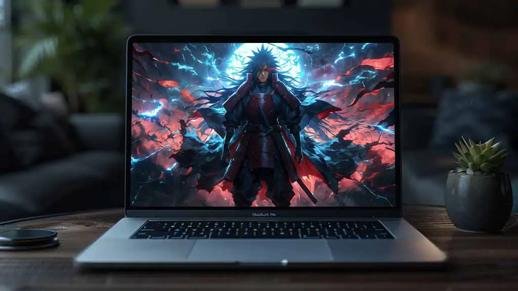 Fond d'écran Madara Uchiha Moon 4k armure rouge sombre contre un mur Fond d'écran Ultra HD, téléchargement gratuit pour ordinateur de bureau et téléphone portable