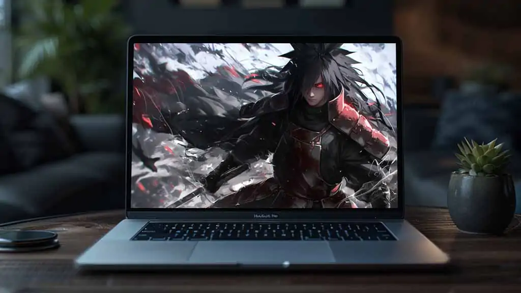 Madara Uchiha Warrior wallpaper 4k sharingan activated Ultra HD background, free download for desktop and mobile phone