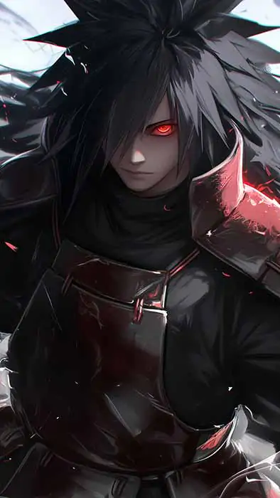 Madara Uchiha Warrior wallpaper 4k sharingan activated Ultra HD background, free download for desktop and mobile phone