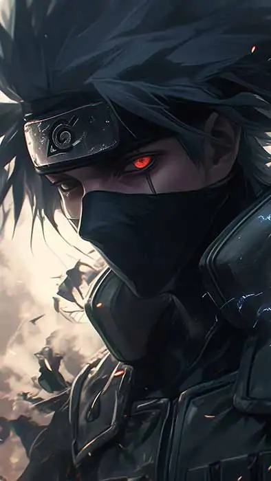 Téléchargement gratuit du fond d'écran 4K Hatake Kakashi Sharingan – Arrière-plan Anime Ultra HD gratuit en haute résolution JPG pour ordinateur et mobile