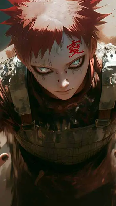 Gaara of tha sand wallpaper 4k Naruto Anime Ultra HD background, free download for desktop and mobile phone