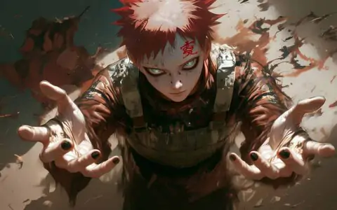 Gaara of tha sand wallpaper 4k Naruto Anime Ultra HD background, free download for desktop and mobile phone