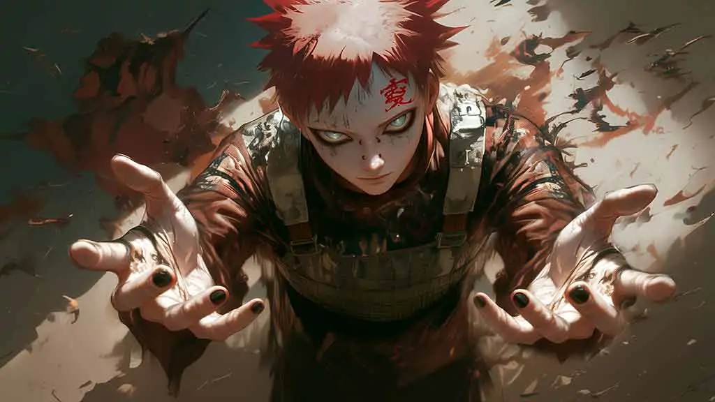 Gaara of tha sand wallpaper 4k Naruto Anime Ultra HD background, free download for desktop and mobile phone