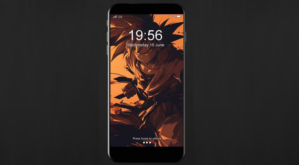 Goku Battle pose Wallpaper 4k Dragon Ball Orange Shadow Art Background HD pour pc & téléphone portable gratuitement Télécharger