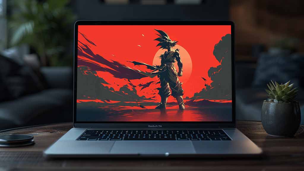 Fond d'écran Goku Coucher de Soleil 4K | Dragon Ball Arrière-plan Ultra HD Téléchargement Gratuit PC & Téléphone portable