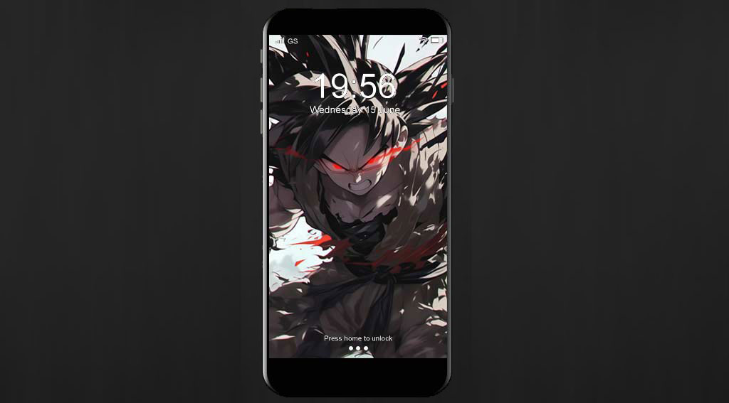 Dragon Ball Goku en mode rage sombre avec des yeux rouges et des effets d'énergie noirs Fond d'écran 4K, fond d'écran ultra HD à télécharger gratuitement pour pc & mobile