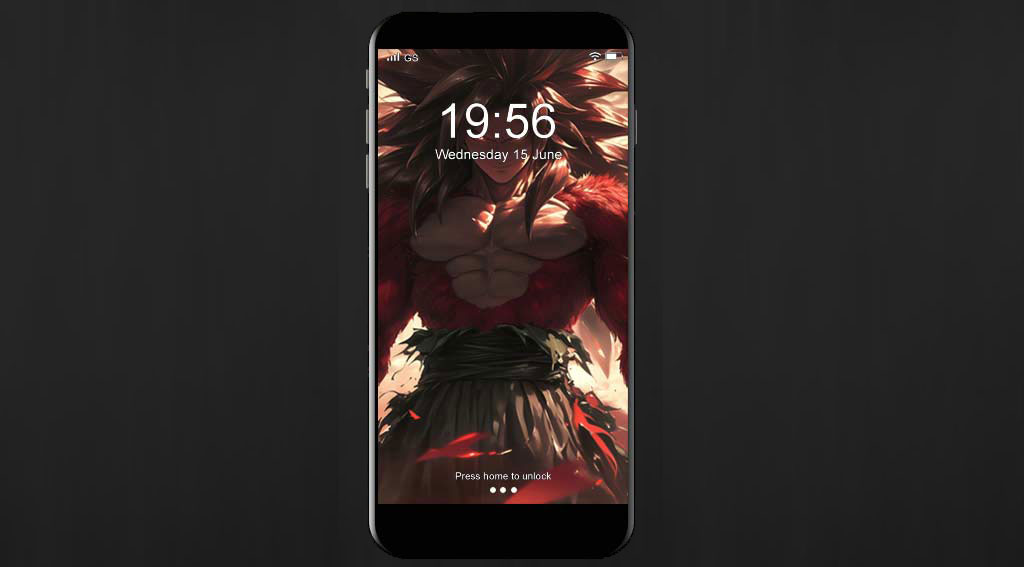 Fond d'écran Goku Super Saiyan 4 SSJ4 de Dragon Ball GT en 4k dramatique rouge ultra HD gratuit pour PC et téléphone portable