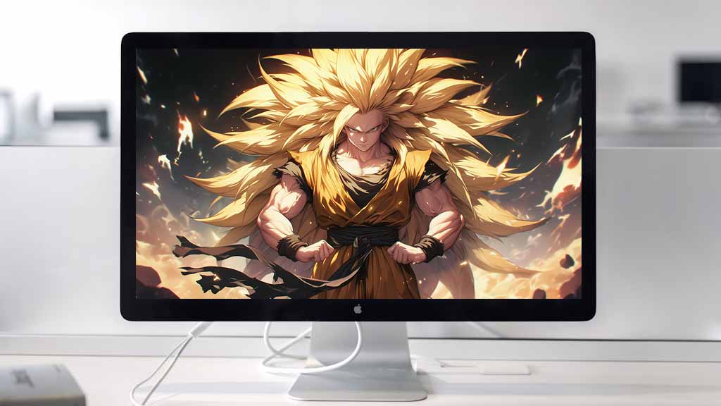 Fond d'écran Goku Super Saiyan 3 4K | Dragon Ball Z Arrière-plan Ultra HD Téléchargement Gratuit PC & Téléphone portable