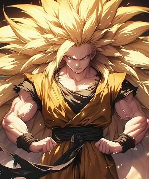 Goku Super Saiyan 3 Wallpaper 4K | Dragon Ball Z Ultra HD Background Free Download PC & Mobile phone