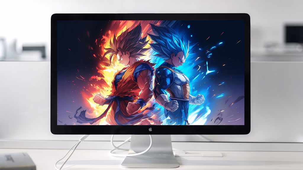 Combat de Goku contre Vegeta en Super Saiyan Fond d'écran 4K | Dragon Ball Z Arrière-plan Ultra HD Téléchargement Gratuit PC & Téléphone portable