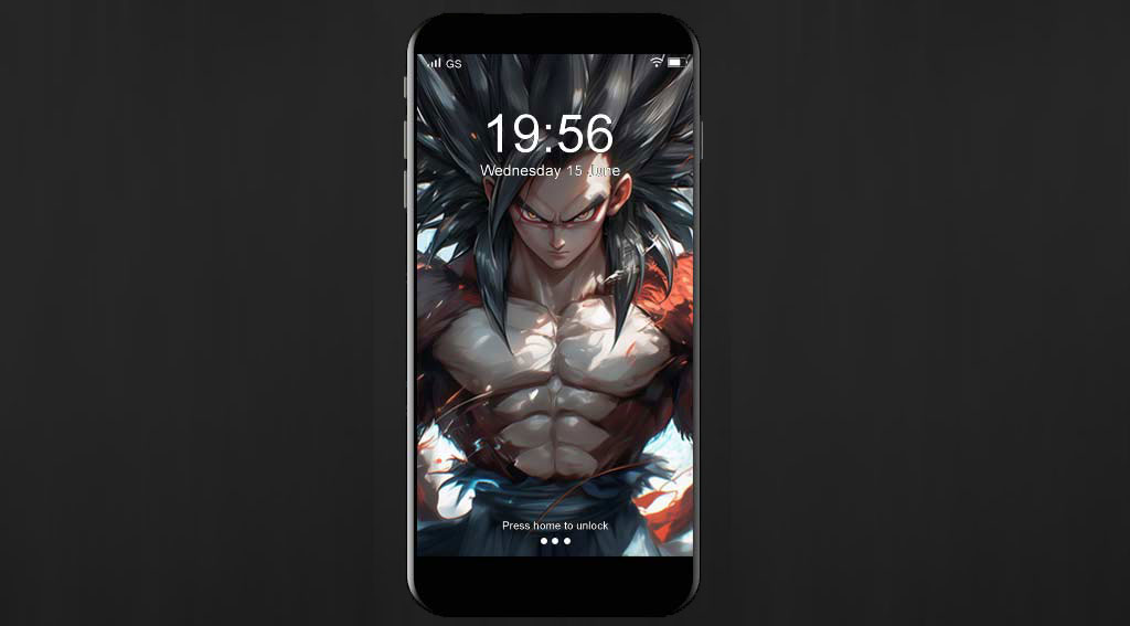 Intense Goku Super Saiyan 3 Transformation Wallpaper 4k - Dragon Ball Anime ultra HD Background free for Pc & mobile