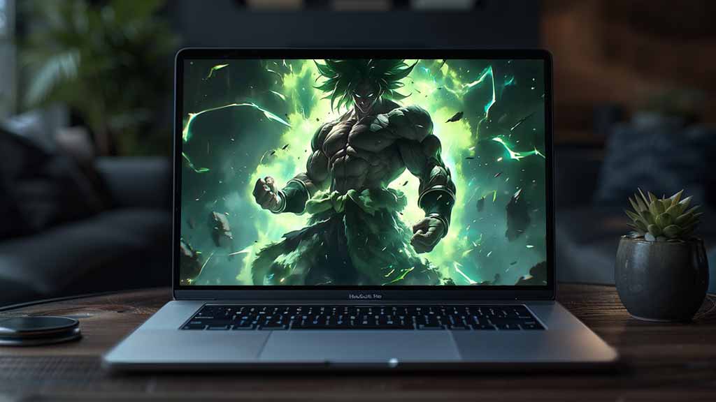 Broly Super Saiyan - Fond d'écran épique d'explosion d'énergie Dragon Ball en 4K ultra HD gratuit pour PC et mobile