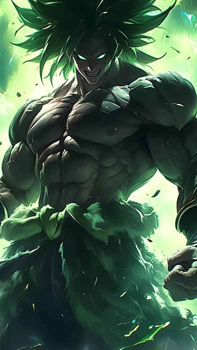 Broly Super Saiyan - Fond d'écran épique d'explosion d'énergie Dragon Ball en 4K ultra HD gratuit pour PC et mobile