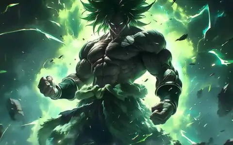 Broly Super Saiyan - Epic Dragon Ball Energy Explosion Wallpaper 4K ultra HD background free for Pc & Mobile