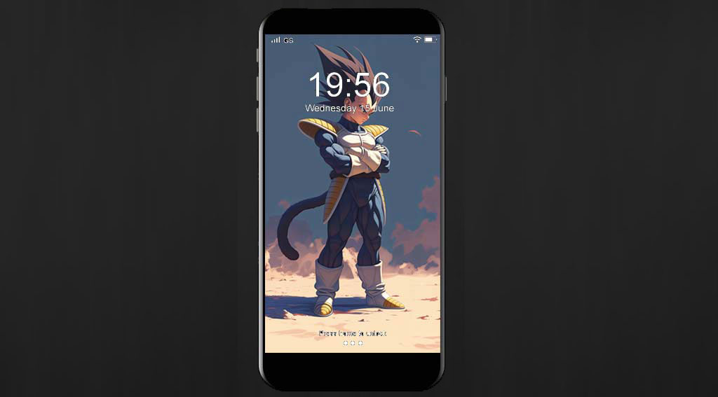 Dragon Ball Vegeta standing in desert landscape with orange sunset sky anime wallpaper 4k Ultra HD background free for desktop & mobile