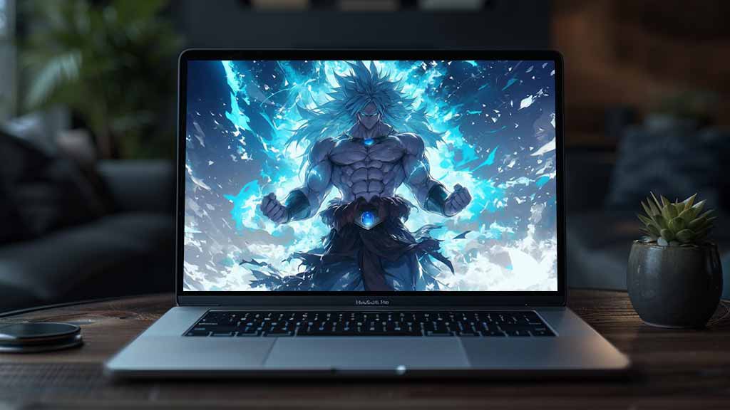 Fond d'écran animé Dragon Ball Broly Ultra Instinct 4K Ultra HD gratuit à télécharger pour ordinateur et téléphone portable