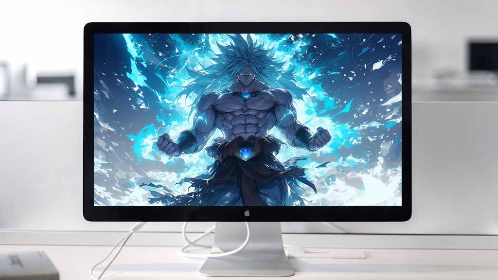 Fond d'écran animé Dragon Ball Broly Ultra Instinct 4K Ultra HD gratuit à télécharger pour ordinateur et téléphone portable