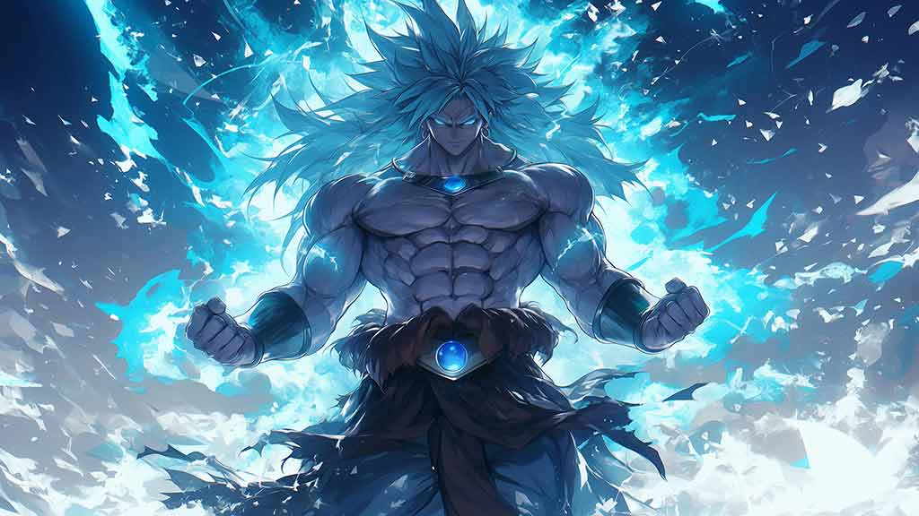 Fond d'écran animé Dragon Ball Broly Ultra Instinct 4K Ultra HD gratuit à télécharger pour ordinateur et téléphone portable