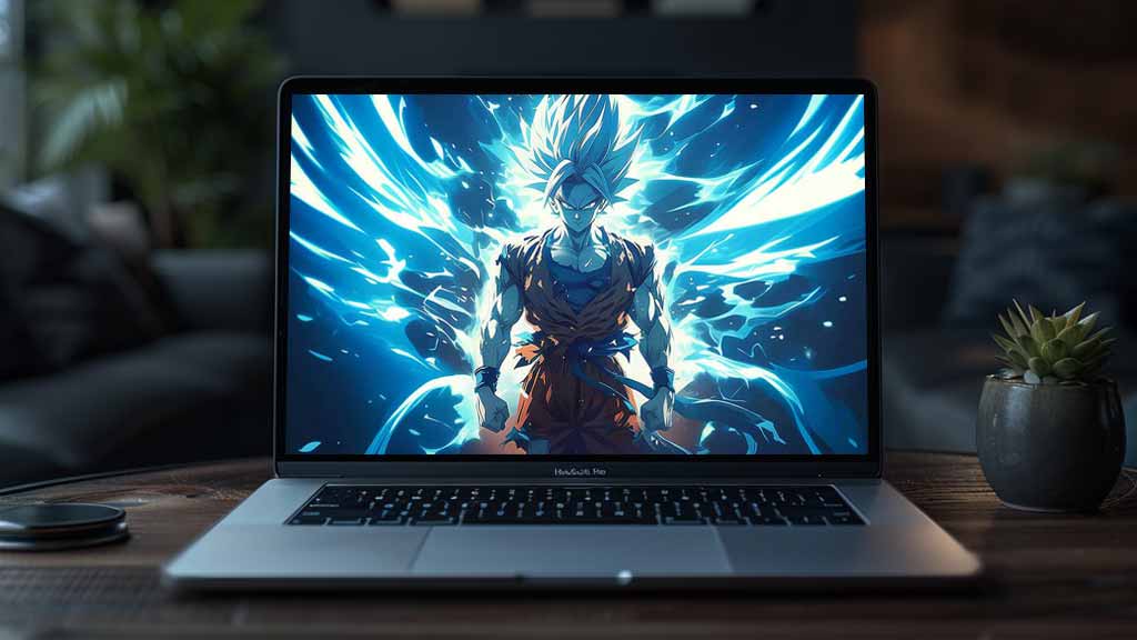 Fond d'écran anime Dragon Ball Goku Ultra Instinct 4k Ultra HD gratuit à télécharger pour ordinateur et téléphone portable
