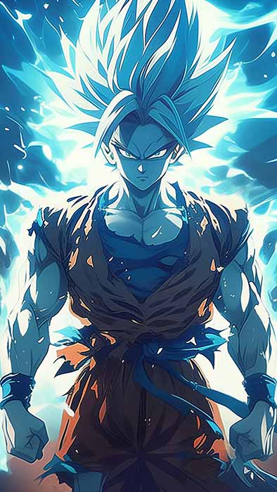 Fond d'écran anime Dragon Ball Goku Ultra Instinct 4k Ultra HD gratuit à télécharger pour ordinateur et téléphone portable