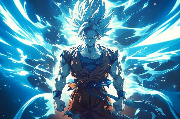 Fond d'écran anime Dragon Ball Goku Ultra Instinct 4k Ultra HD gratuit à télécharger pour ordinateur et téléphone portable