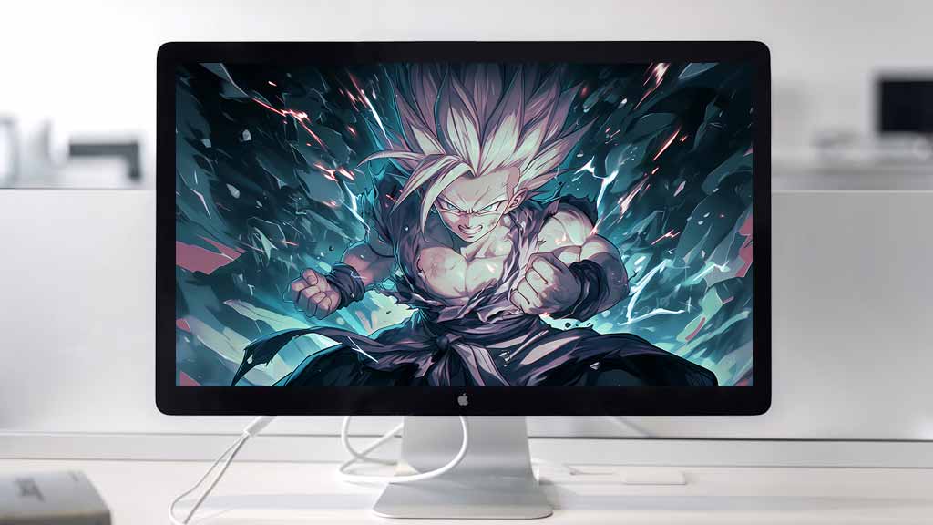 Fond d'écran Gohan en position de combat 4K Art épique Dragon Ball téléchargement gratuit arrière-plan ultra HD gratuit pour PC et Mobile