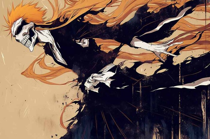 Kurosaki Ichigo Hollow Bleach Anime Fond d'écran 4K HD