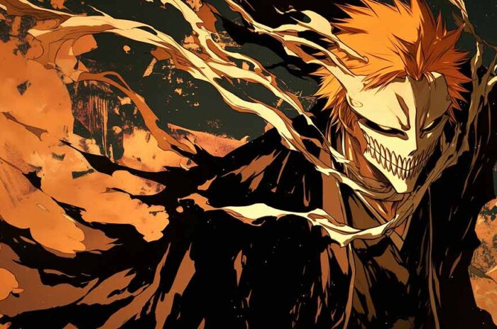 Bleach Anime Kurosaki Ichigo Hollow Fond d'écran 4K HD gratuit mobile