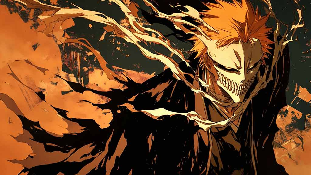 Bleach Anime Kurosaki Ichigo Hollow Fond d'écran 4K HD gratuit mobile