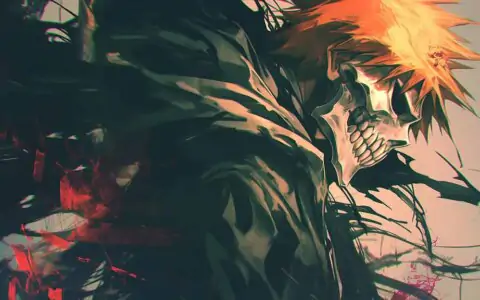 Kurosaki Ichigo in Hollow form wallpaper 4k from Bleach anime, powerful Ultra HD in JPG format, free download for desktop and mobile.