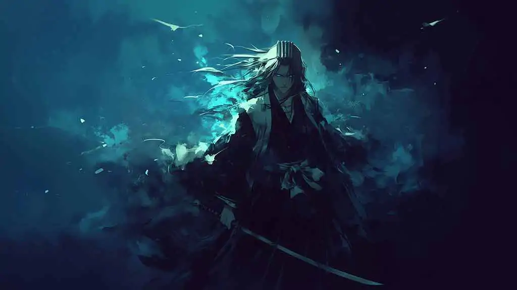Fond d'écran Byakuya Kuchiki Bleach 4k Ultra HD, en JPG haute résolution pour ordinateur de bureau et mobile à télécharger gratuitement.