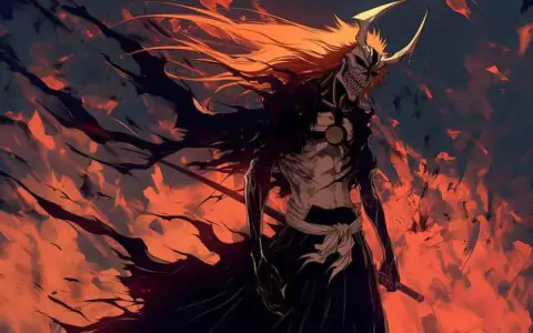Bleach Anime Kurosaki Ichigo Hollow Vasto Lorde 4K Wallpaper - Free Download ultra HD for Pc & mobile