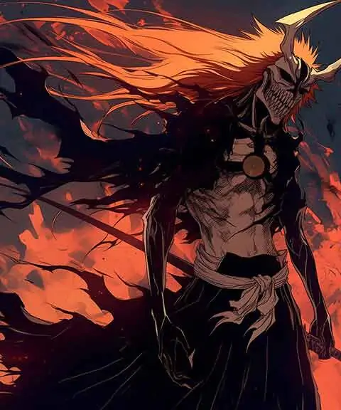 Bleach Anime Kurosaki Ichigo Hollow Vasto Lorde 4K Wallpaper - Free Download ultra HD for Pc & mobile