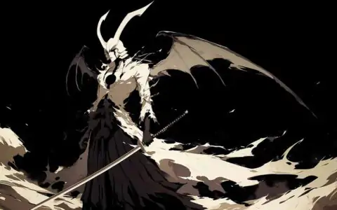 Ulquiorra Cifer Espada 4K wallpaper in monochromatic style - Bleach anime ultra HD free background for desktop and mobile