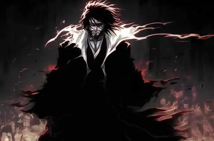 Zangetsu Bleach anime 4K wallpaper featuring the zanpakuto spirit of ichigo - free Ultra HD background for desktop and mobile