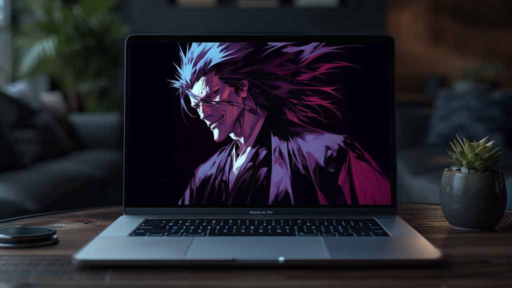 Fond d'écran Zaraki Kenpachi 4K à pleine puissance - Fond d'écran ultra HD gratuit de l'anime Bleach pour ordinateur et mobile