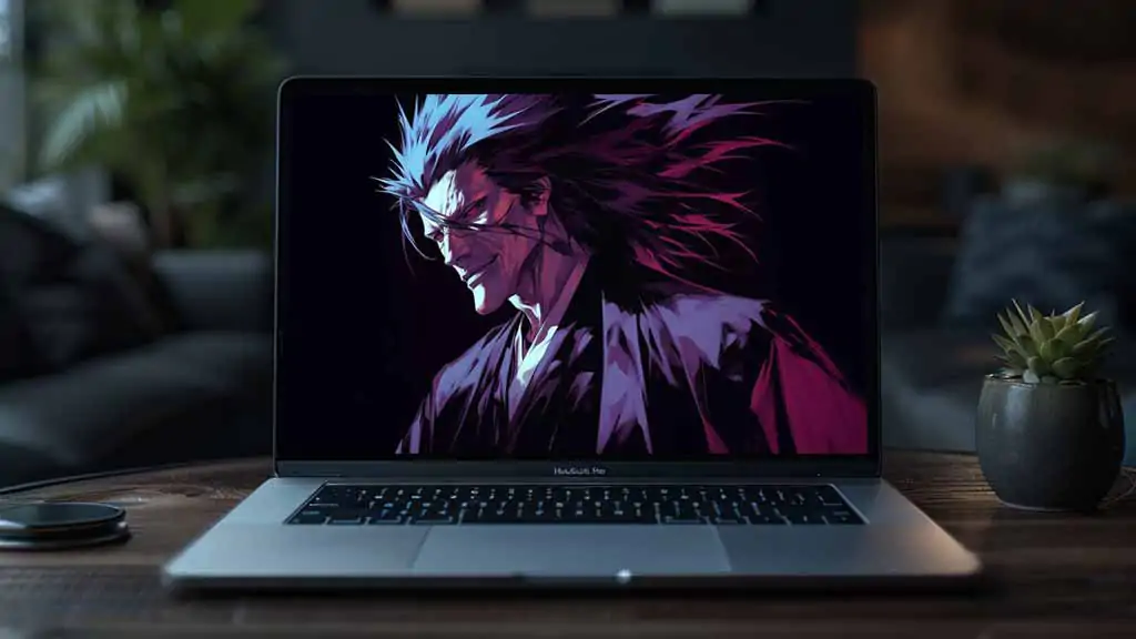 Zaraki Kenpachi 4K wallpaper full power - free Bleach anime ultra HD background for desktop and mobile