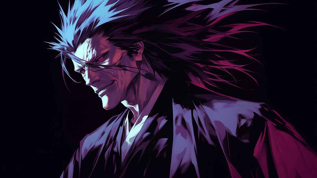 Fond d'écran Zaraki Kenpachi 4K à pleine puissance - Fond d'écran ultra HD gratuit de l'anime Bleach pour ordinateur et mobile