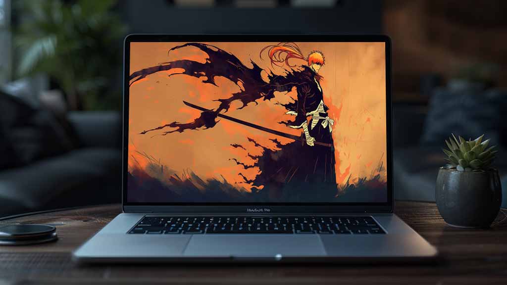 Fond d'écran Bleach Anime Kurosaki Ichigo Bankai 4K - Téléchargement gratuit en Ultra HD pour PC et mobile