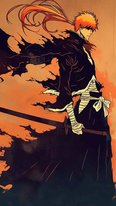 Bleach Anime Kurosaki Ichigo Bankai 4K Wallpaper - Free Download ultra HD for Pc & mobile