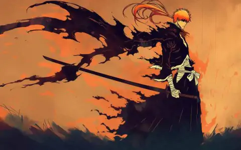 Bleach Anime Kurosaki Ichigo Bankai 4K Wallpaper - Free Download ultra HD for Pc & mobile