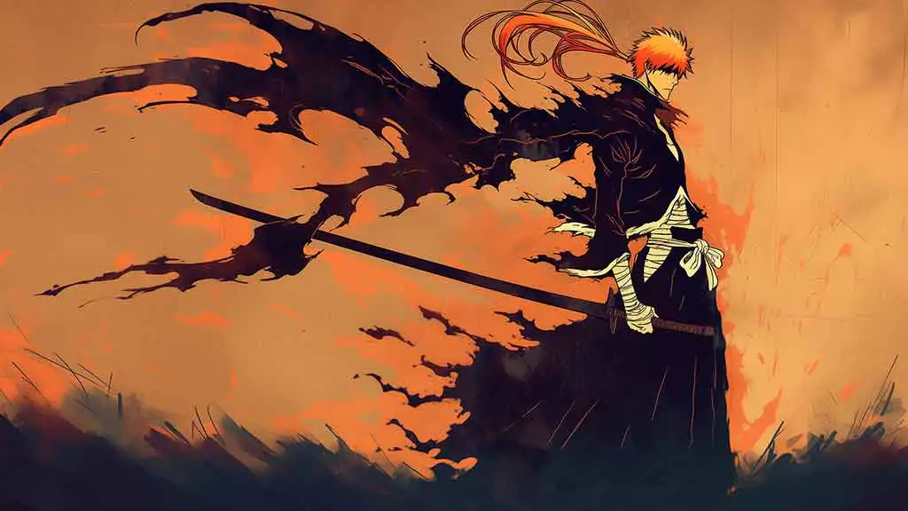 Bleach Anime Kurosaki Ichigo Bankai 4K Wallpaper - Free Download ultra HD for Pc & mobile