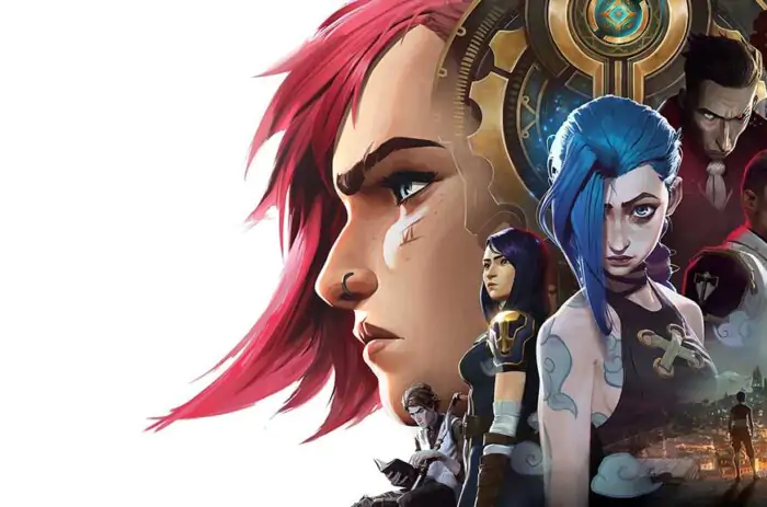 Arcane Netflix wallpaper 4K Ultra HD free download characters Vi Jinx animated series League of Legends desktop laptop background